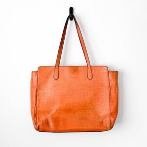 Amazing True Vintage Lodis Genuine Leather Tote Bag